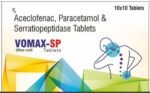 Aceclofenac, Paracetamol & Serratiopeptidase Tablets